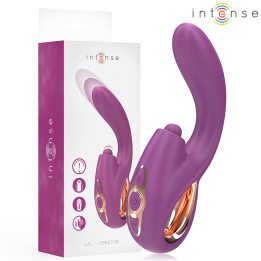 Lali Multifunktions-G-Punkt-Vibrator Tapping & Stoss & Vibration Lila von Intense Fun | Fesselliebe.de