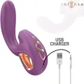 Lali Multifunktions-G-Punkt-Vibrator Tapping & Stoss & Vibration Lila von Intense Fun