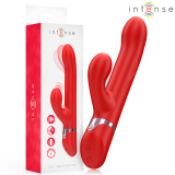 Lele Multifunktionsvibrator Rotierend & Oszillation & Stimulation Rot von Intense Fun | Fesselliebe.de