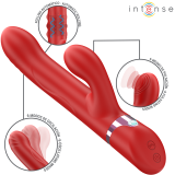 Lele Multifunktionsvibrator Rotierend & Oszillation & Stimulation Rot von Intense Fun | Fesselliebe.de
