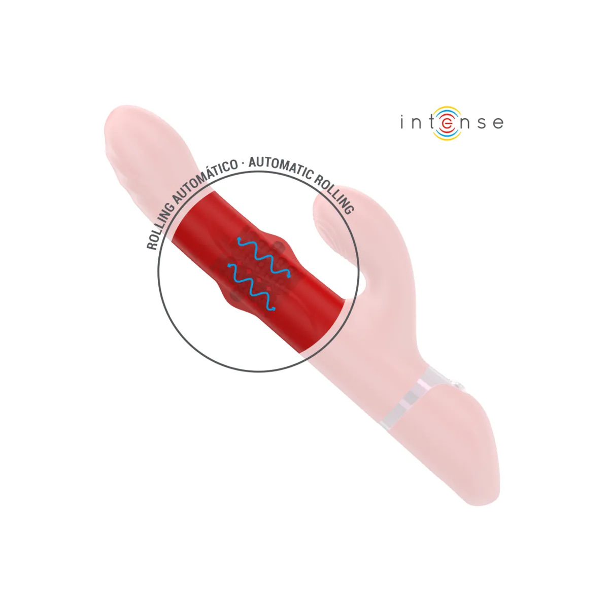 Lele Multifunktionsvibrator Rotierend & Oszillation & Stimulation Rot von Intense Fun | Fesselliebe.de