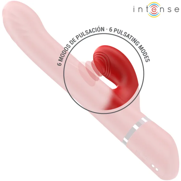 Lele Multifunktionsvibrator Rotierend & Oszillation & Stimulation Rot von Intense Fun | Fesselliebe.de