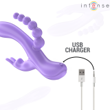 Miko Dreifachvibrator Rabbit & Stimulator & Anal 7 Vibrationen Lila von Intense Fun | Fesselliebe.de