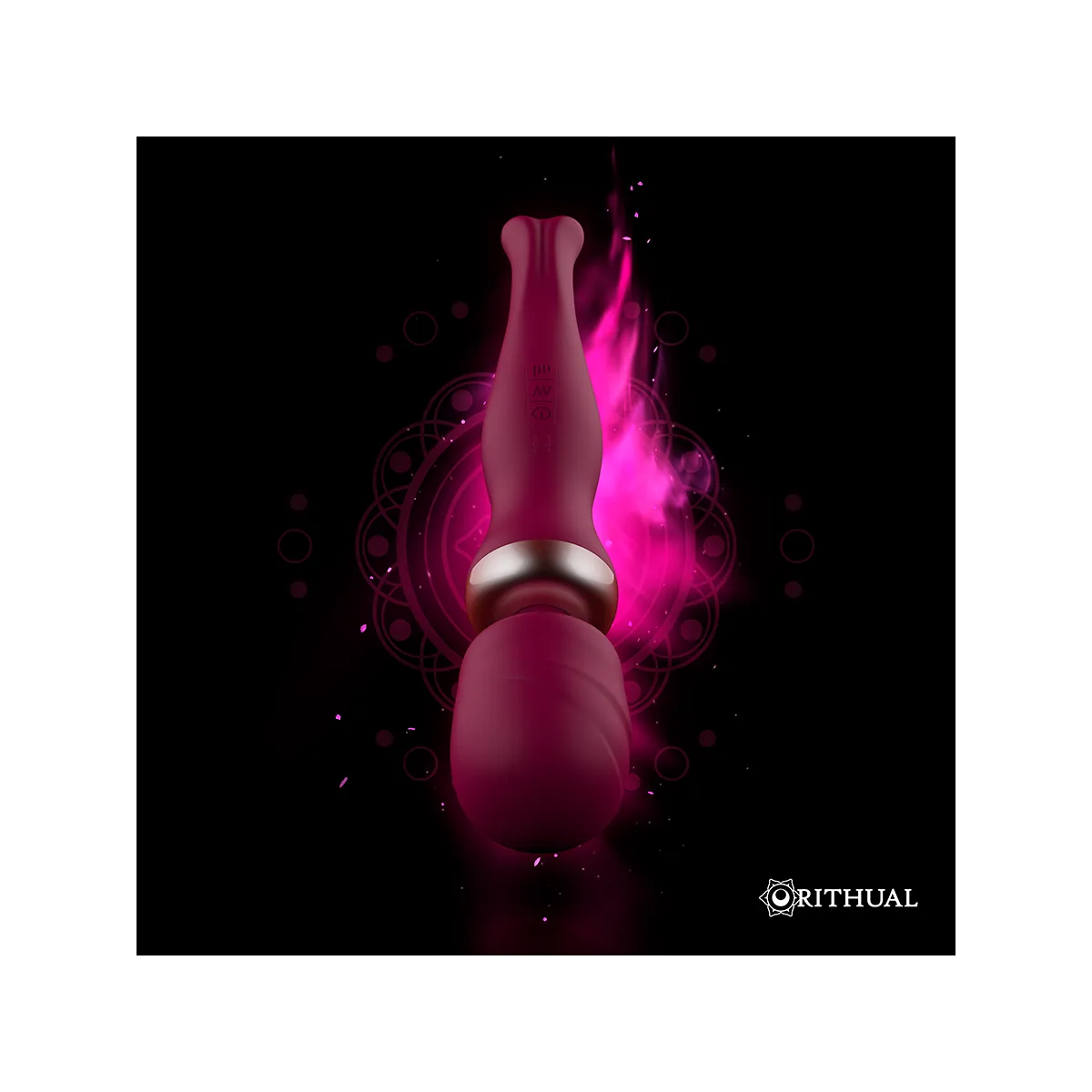 Leistungsstarker wiederaufladbarer Akasha - Wand 2,0 Orchidee von Rithual | Fesselliebe.de