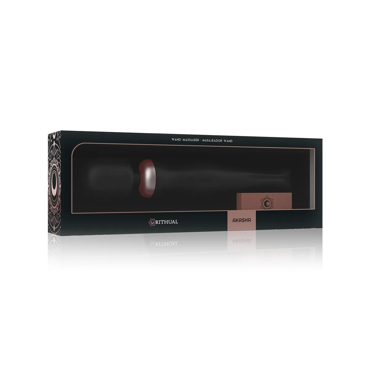 Leistungsstarker wiederaufladbarer Akasha - Wand 2,0 Schwarz von Rithual | Fesselliebe.de