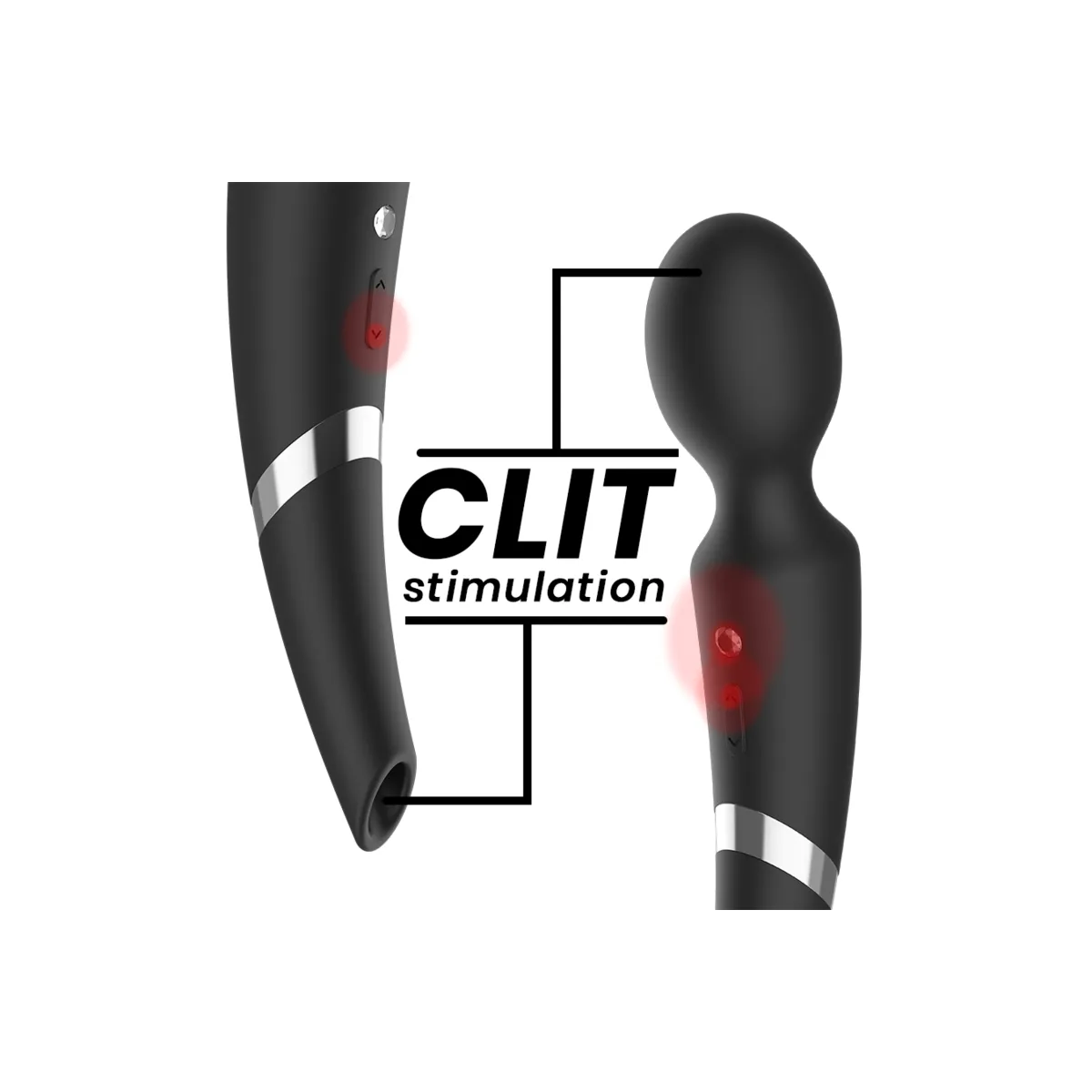 Beck Stab und Saugnapf 2 In 1 Silikon von Black&Silver | Fesselliebe.de