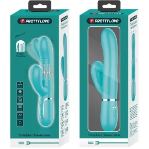 Multifunktions-G-Spot-Vibrator Aqua Grün von Pretty Love Flirtation