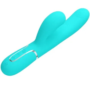 Perlita Multifunktions-3-In-1-G-Punkt-Vibrator Aqua Grün von Pretty Love Flirtation