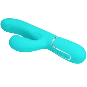 Perlita Multifunktions-3-In-1-G-Punkt-Vibrator Aqua Grün von Pretty Love Flirtation