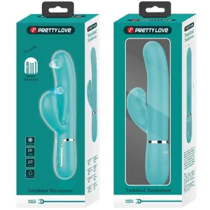 Perlita Multifunktions-3-In-1-G-Punkt-Vibrator Aqua Grün von Pretty Love Flirtation