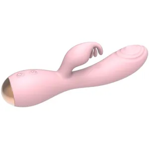 Magic Stick Vibrator mit Rabbit - Hellrosa von Nalone