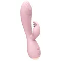 Magic Stick Vibrator mit Rabbit - Hellrosa von Nalone