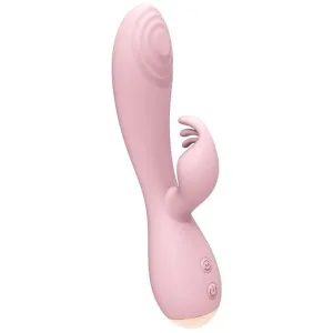 Magic Stick Vibrator mit Rabbit - Hellrosa von Nalone