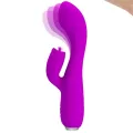 Gloria wiederaufladbarer Rabbitvibrator, Wasserdicht, Lila von Pretty Love C-Type