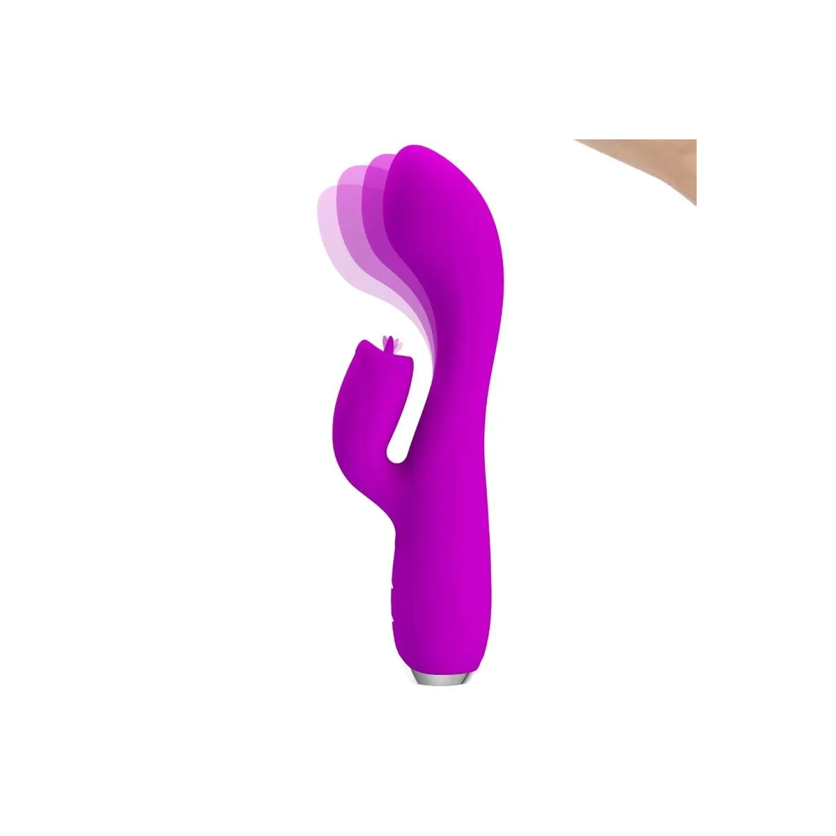 Gloria wiederaufladbarer Rabbitvibrator, Wasserdicht, Lila von Pretty Love C-Type | Fesselliebe.de