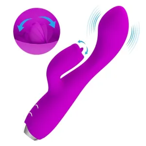 Gloria wiederaufladbarer Rabbitvibrator, Wasserdicht, Lila von Pretty Love C-Type