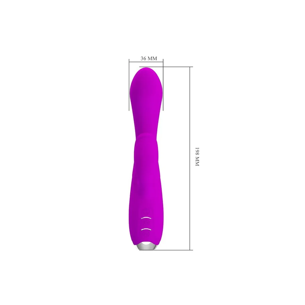 Gloria wiederaufladbarer Rabbitvibrator, Wasserdicht, Lila von Pretty Love C-Type | Fesselliebe.de