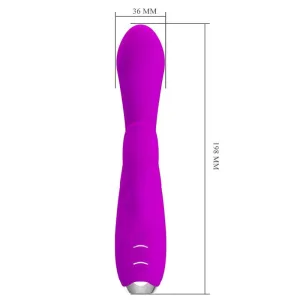 Gloria wiederaufladbarer Rabbitvibrator, Wasserdicht, Lila von Pretty Love C-Type