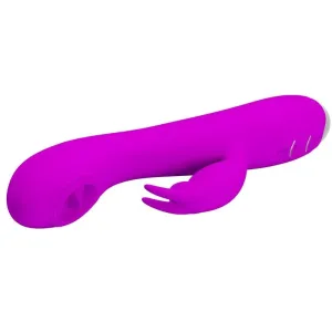 Rachel wiederaufladbarer Vibrator mit Lila Saugnapf von Pretty Love C-Type