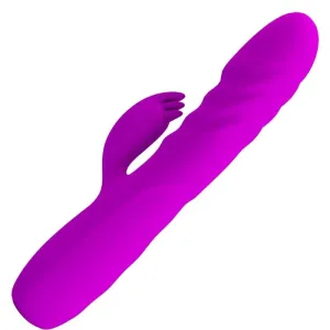 Melanie Purple wiederaufladbarer Rabbitvibrator von Pretty Love Flirtation