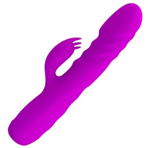 Melanie Purple wiederaufladbarer Rabbitvibrator von Pretty Love Flirtation