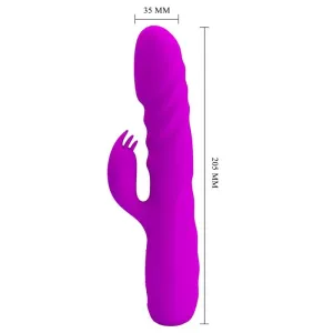 Melanie Purple wiederaufladbarer Rabbitvibrator von Pretty Love Flirtation
