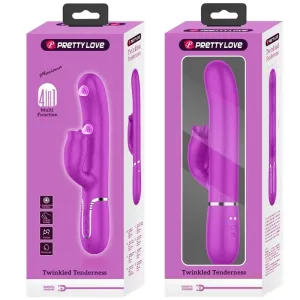 Rabbitvibrator mit Leckendem Fuchsia von Pretty Love Flirtation