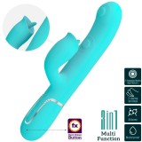 Rabbitvibrator mit Leckendem Aquagrün von Pretty Love Flirtation | Fesselliebe.de