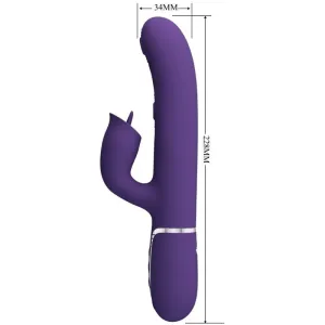 Rabbitvibrator mit Lila Lecken von Pretty Love Flirtation