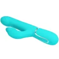 Rabbit Vibrator Pearls Aqua Green von Pretty Love Flirtation