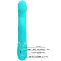 Rabbit Vibrator Pearls Aqua Green von Pretty Love Flirtation