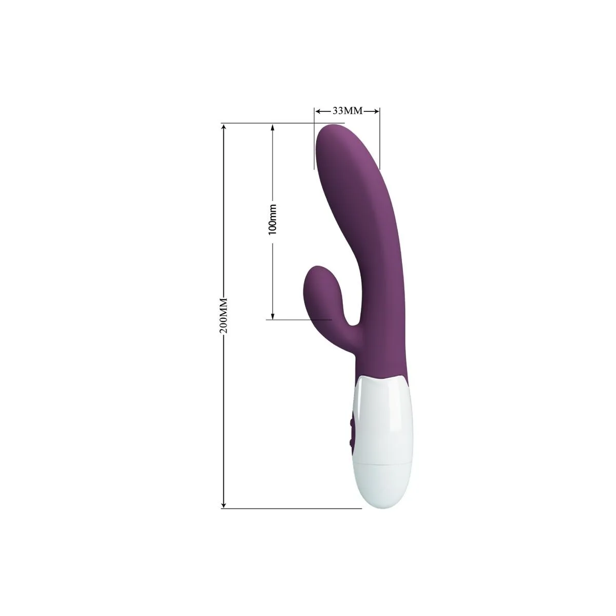 Alvis Rabbit Vibrator & Lila G-Punkte von Pretty Love Flirtation | Fesselliebe.de