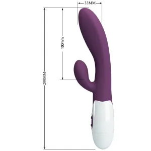 Alvis Rabbit Vibrator & Lila G-Punkte von Pretty Love Flirtation
