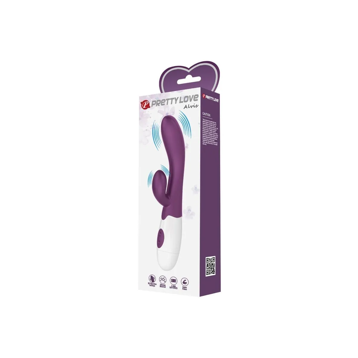 Alvis Rabbit Vibrator & Lila G-Punkte von Pretty Love Flirtation | Fesselliebe.de