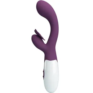 Butterfly Kiss Rabbit Vibrator & G-Spot Stimulator Lila von Pretty Love Flirtation