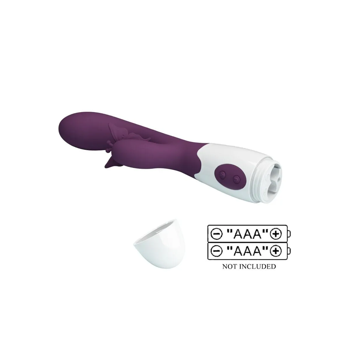 Butterfly Kiss Rabbit Vibrator & G-Spot Stimulator Lila von Pretty Love Flirtation | Fesselliebe.de