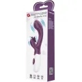Butterfly Kiss Rabbit Vibrator & G-Spot Stimulator Lila von Pretty Love Flirtation