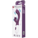 Butterfly Kiss Rabbit Vibrator & G-Spot Stimulator Lila von Pretty Love Flirtation | Fesselliebe.de