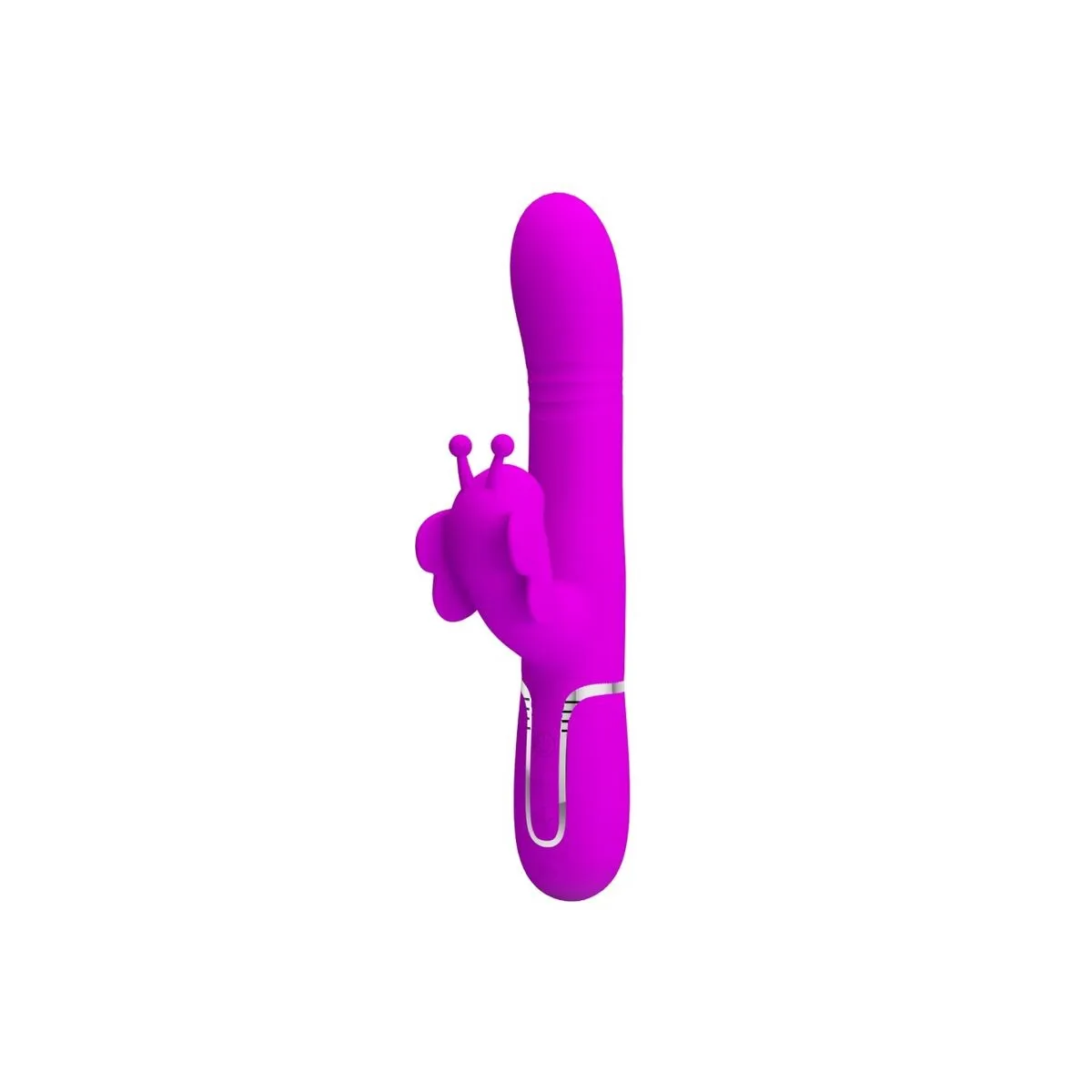Multifunktions-Rabbitvibrator 4 In 1 Schmetterling Fuchsia von Pretty Love Flirtation | Fesselliebe.de