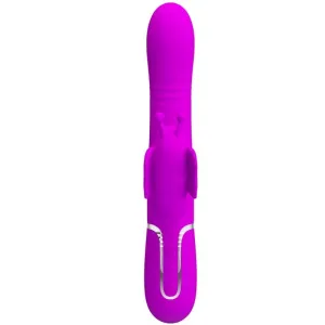 Multifunktions-Rabbitvibrator 4 In 1 Schmetterling Fuchsia von Pretty Love Flirtation
