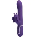 Multifunktions-Rabbitvibrator 4 In 1 Schmetterling Lila von Pretty Love Flirtation