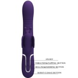 Multifunktions-Rabbitvibrator 4 In 1 Schmetterling Lila von Pretty Love Flirtation | Fesselliebe.de