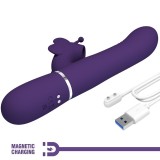 Multifunktions-Rabbitvibrator 4 In 1 Schmetterling Lila von Pretty Love Flirtation | Fesselliebe.de