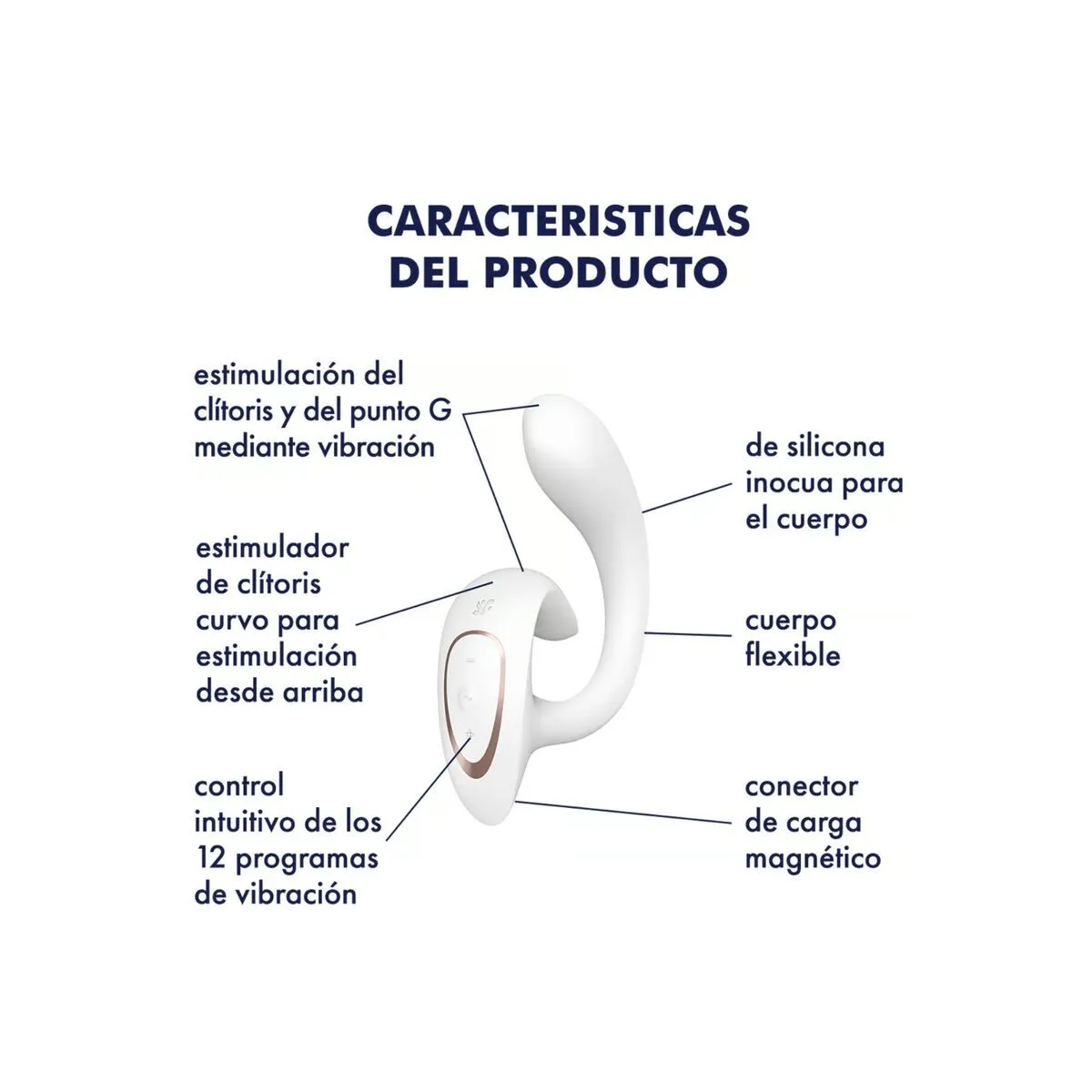 G For Goddess 1 Rabbit Vibrator Weiss von Satisfyer Vibrator | Fesselliebe.de