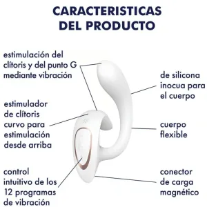 G For Goddess 1 Rabbit Vibrator Weiss von Satisfyer Vibrator