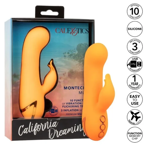 Montecito Muse Vibrator Rabbit Orange von California Dreaming von Calexotics | Fesselliebe.de
