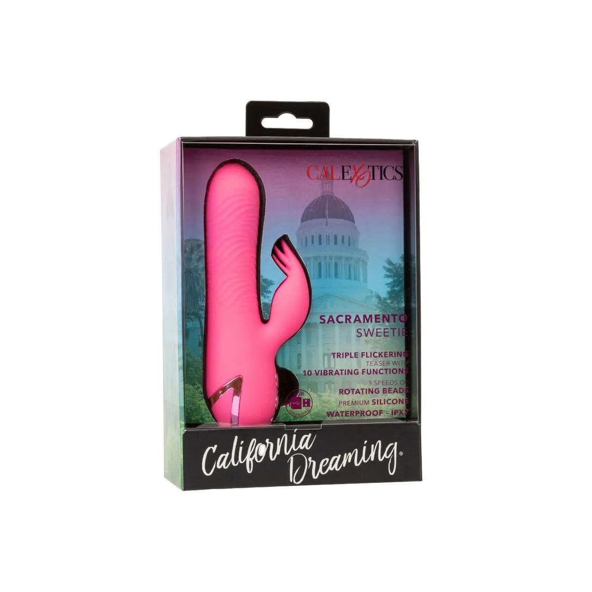 Sacramento Sweetie Vibrator Rabbit Pink von California Dreaming von Calexotics | Fesselliebe.de