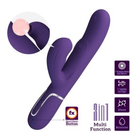 Perlita G-Spot Vibrator 3 In 1 Multifunktions-Lila von Pretty Love Flirtation | Fesselliebe.de
