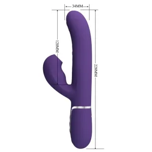 Perlita G-Spot Vibrator 3 In 1 Multifunktions-Lila von Pretty Love Flirtation