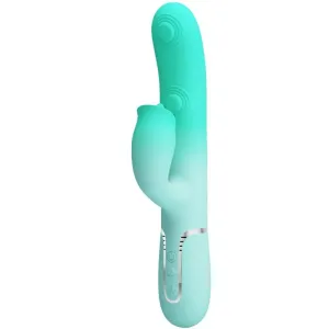 Gigi Multifunktions-Rabbit-Vibrator Aquagrün von Pretty Love Flirtation